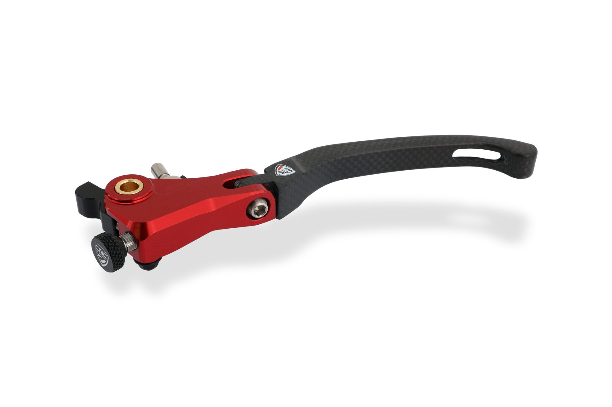 CNC Racing Carbon Fiber / Billet RED RACE Folding Adjustable Clutch Lever for Ducati Multistrada / Diavel V4 - Discontinued CNC Racing Carbon Fiber / Billet RED RACE Folding Adjustable Clutch Lever for Ducati Multistrada / Diavel V4 - Discontinued